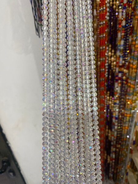 All crystals waist and stomach beads