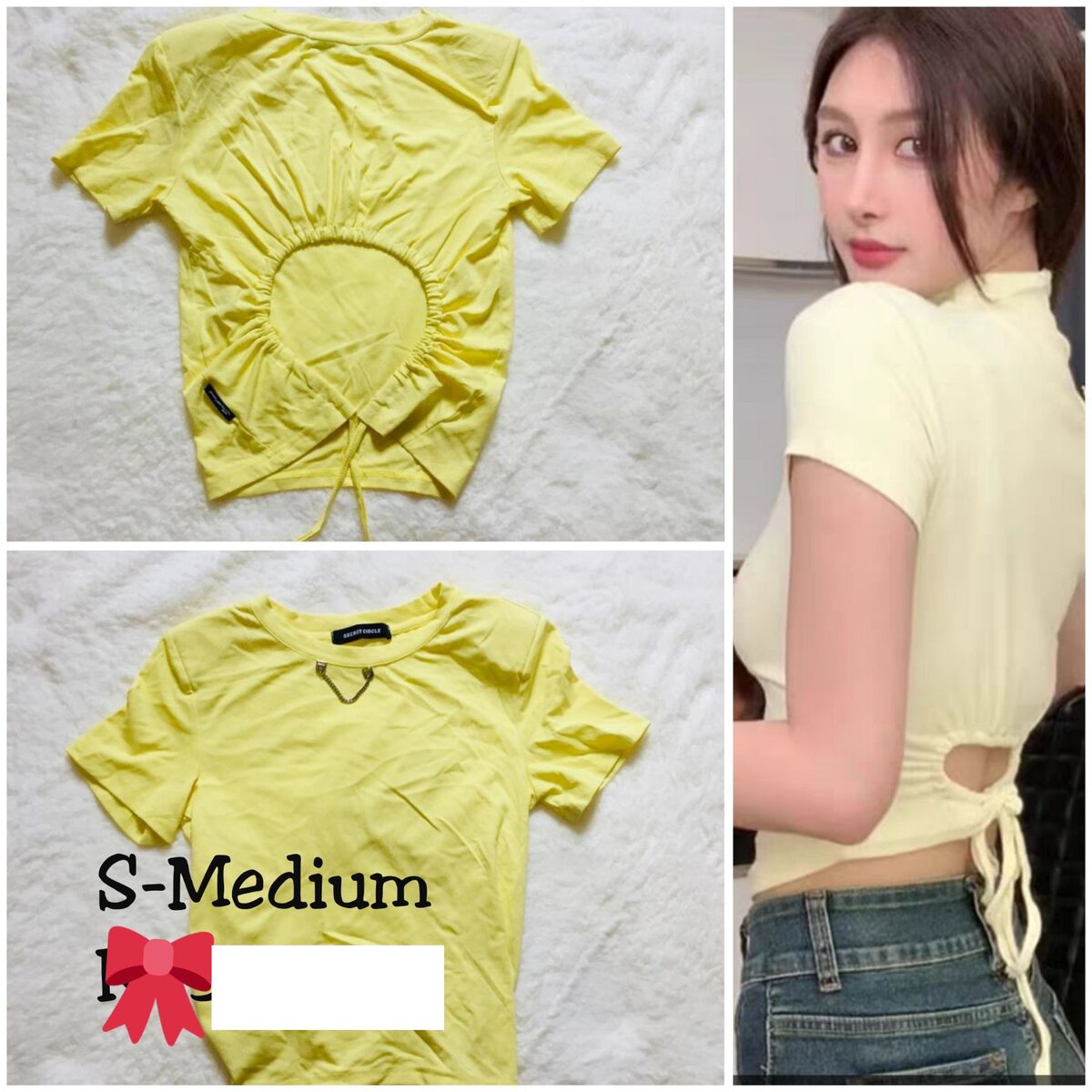 Salaula crop tops and tops