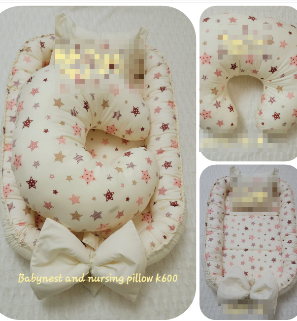 beige with stars set for sleeping