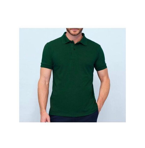 Polo vert pour hommes