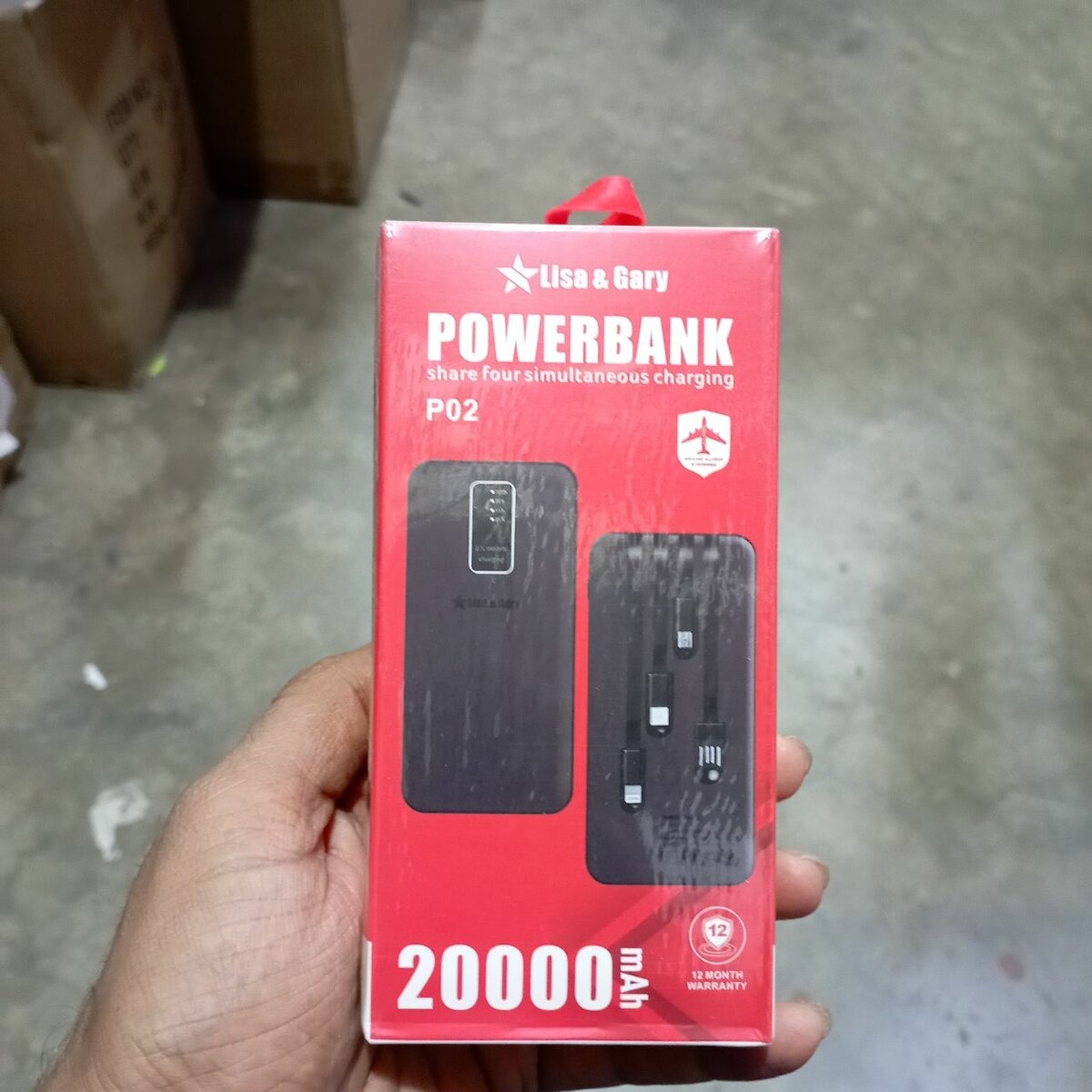 Original lisa and gary 20000mah powerbank