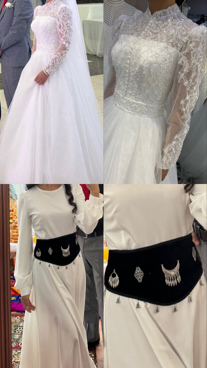 Свадебное платье и платье на узатуу