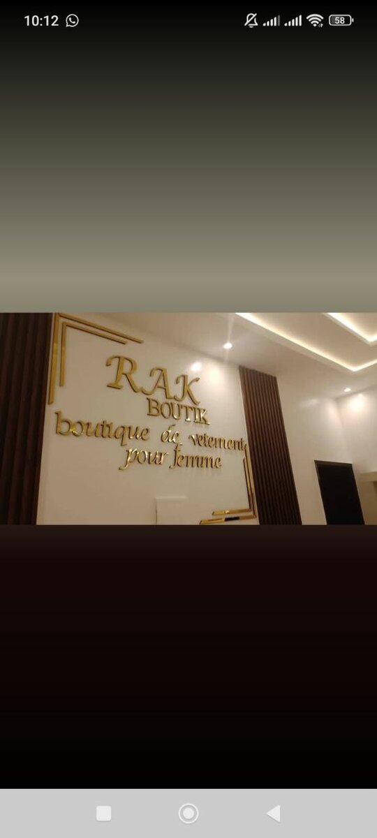 Lettres 3D murales dorées