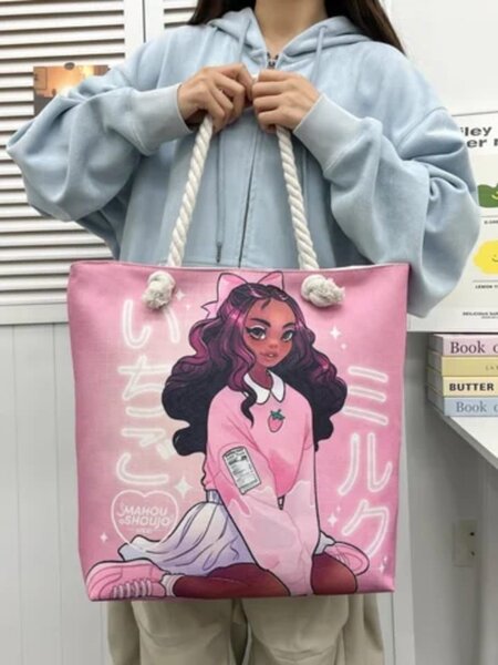 Sac cabas artistique coloré