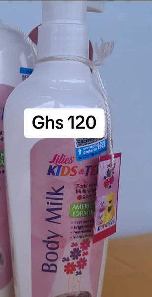LILIES KIDS TEENS BODY MILK 