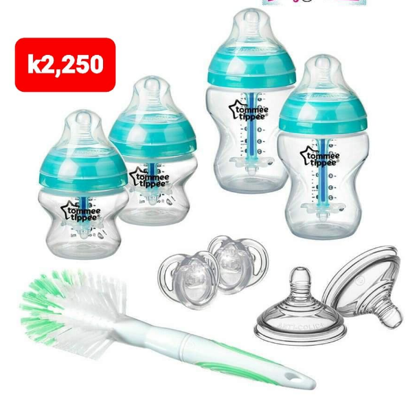 set of feeding bottles tommee tippee