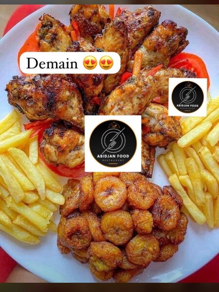 Poulet grillé alloco