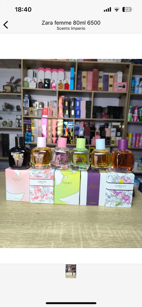Parfum Zara mixte 80-90 ml