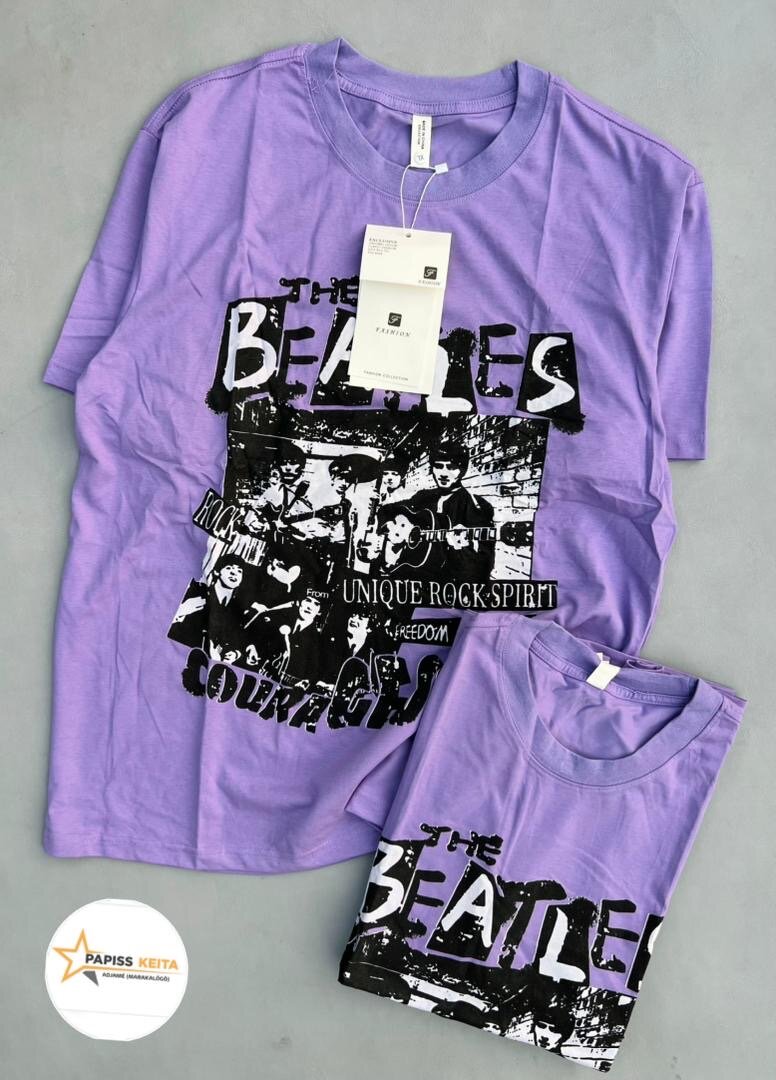 T-shirts graphiques colorés