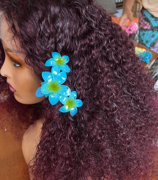 Épingles à cheveux fleuries