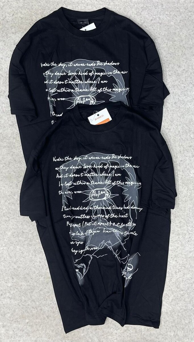 T-shirts unisex noir et blanc