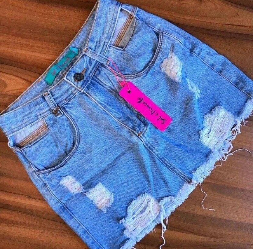 RIPPLE JEANS SKIRT