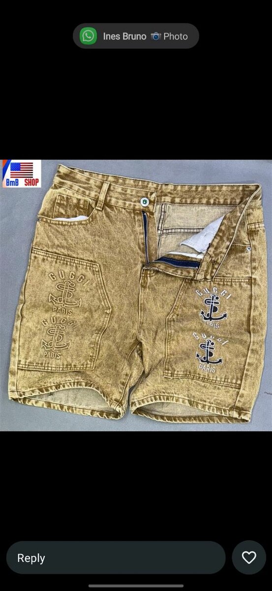 Trendy Men's Denim Shorts