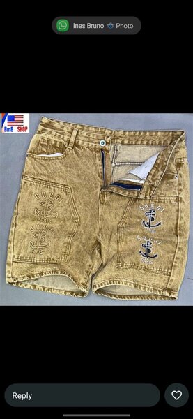 Trendy Men's Denim Shorts