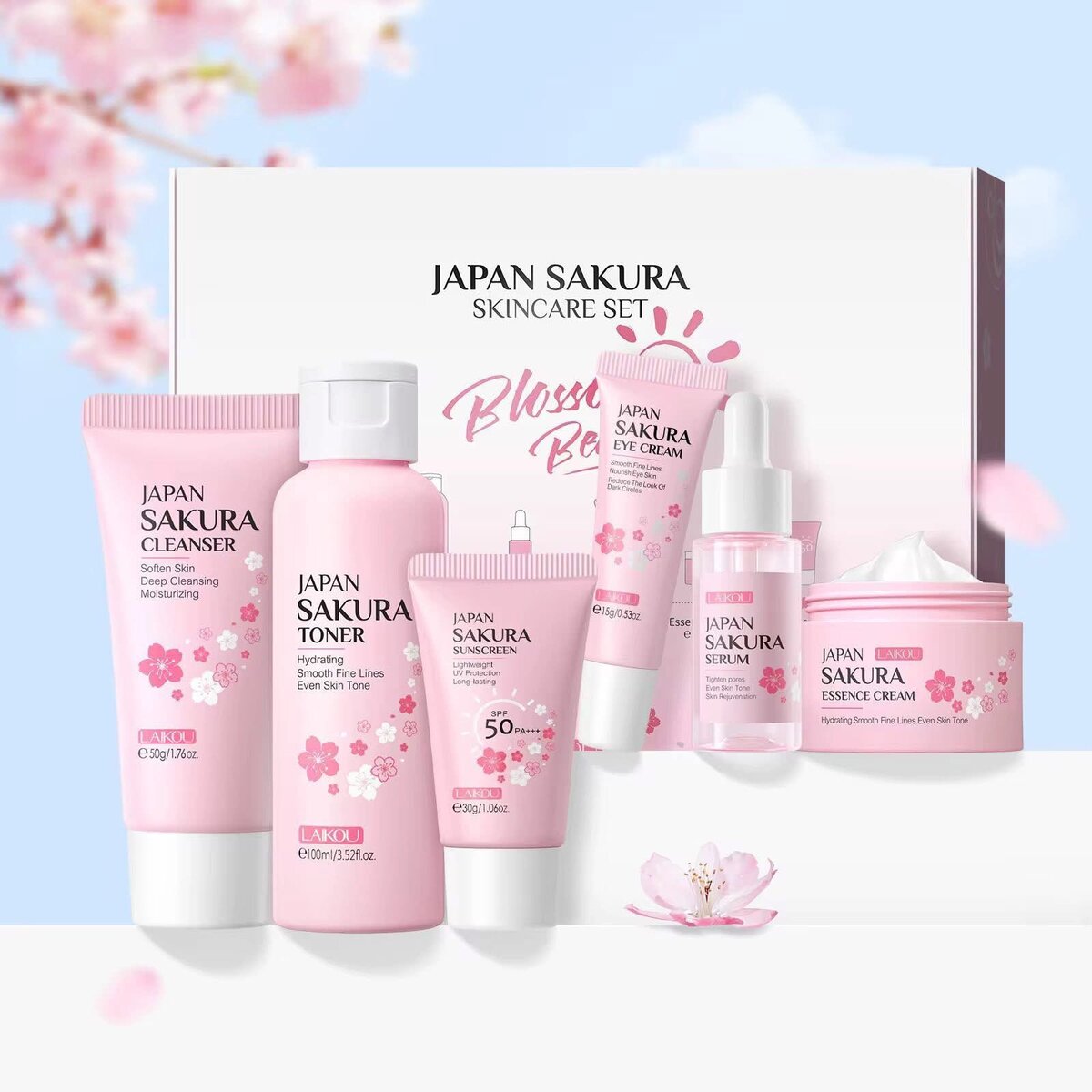 Set Soin Visage Japan Sakura