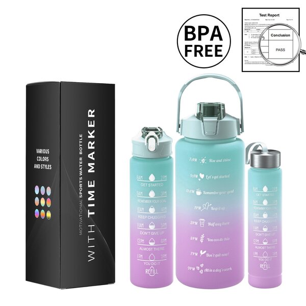 3in1 water bottle set