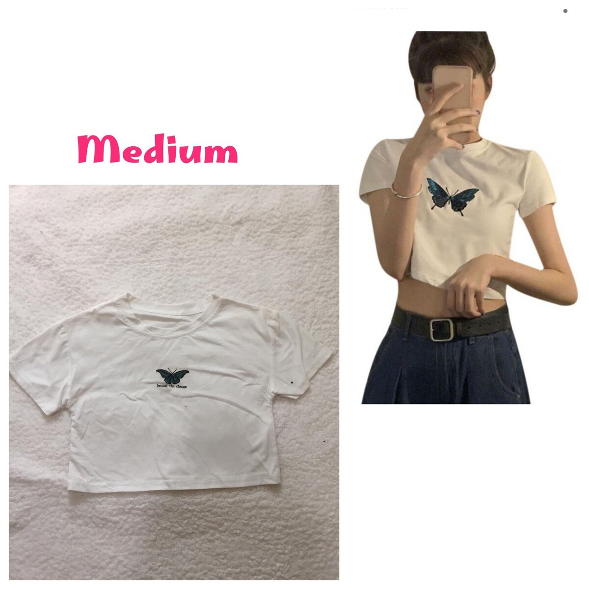 Salaula crop tops and tops