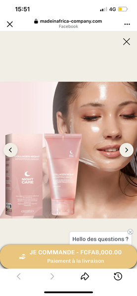 Crème de Nuit Collagène