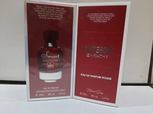 New Scents Smart №605 Women's perfume The Forbidden Red 100ml