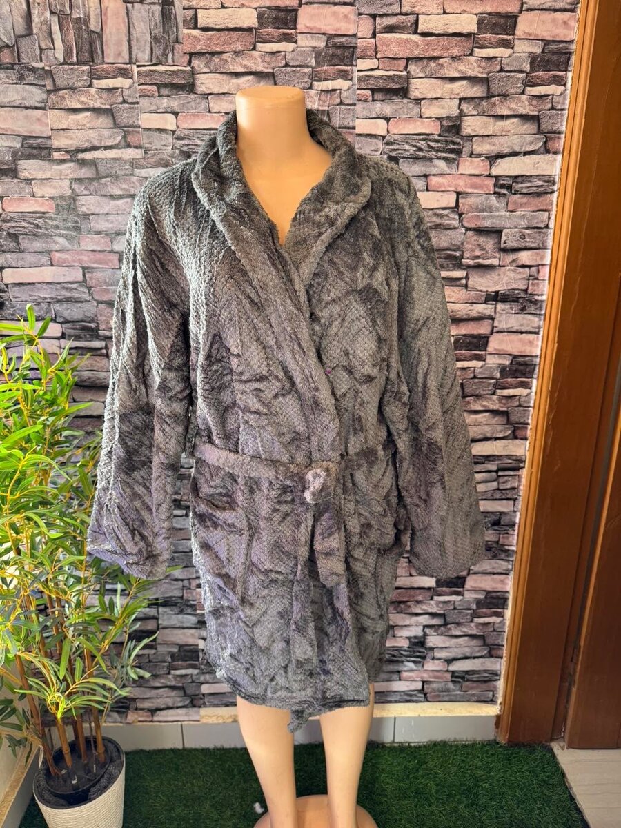 Peignoir en peluche doux chaud