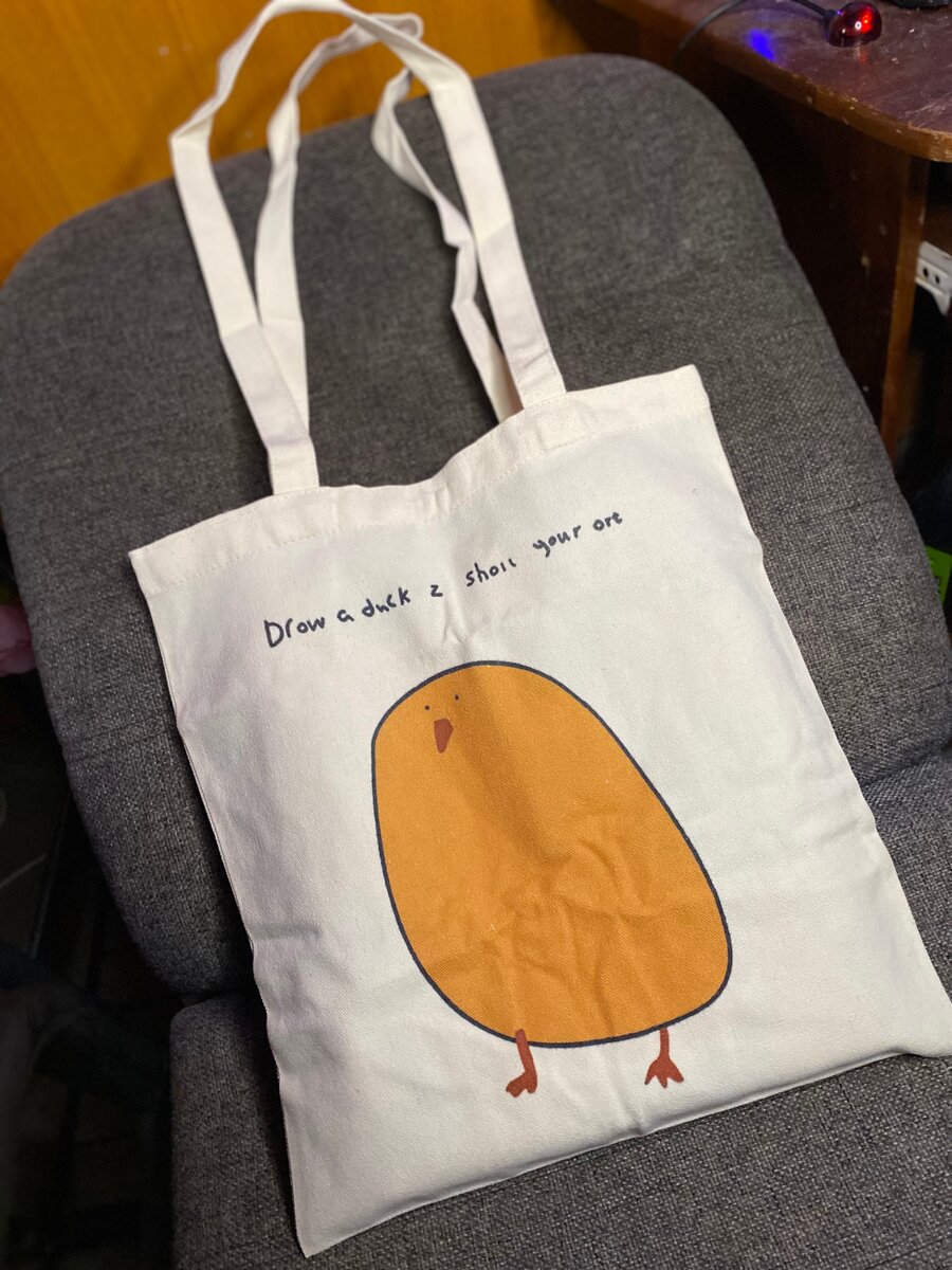 Sac en toile imprimée tendance