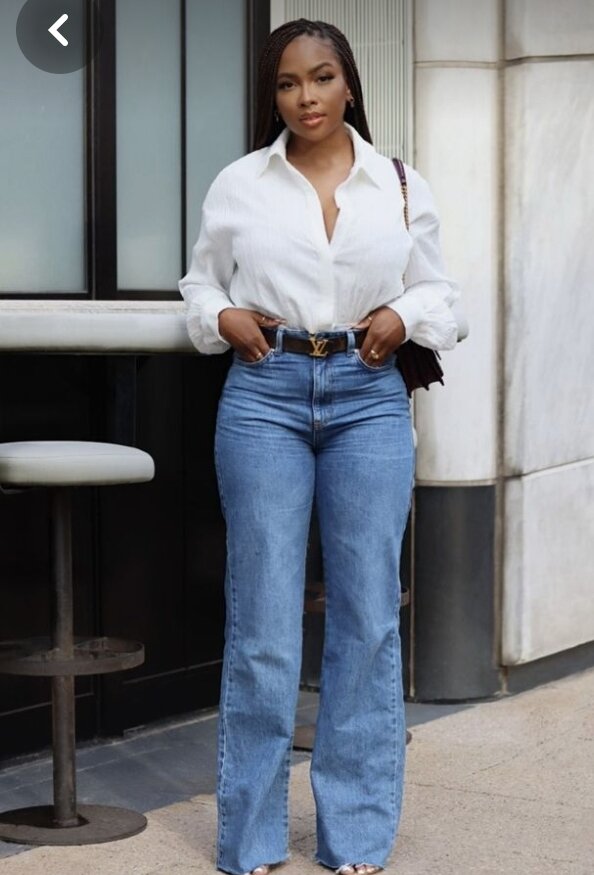 Pentalon jeans plus haut