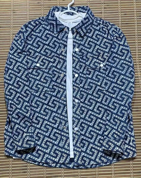 Chemise à motif géométrique