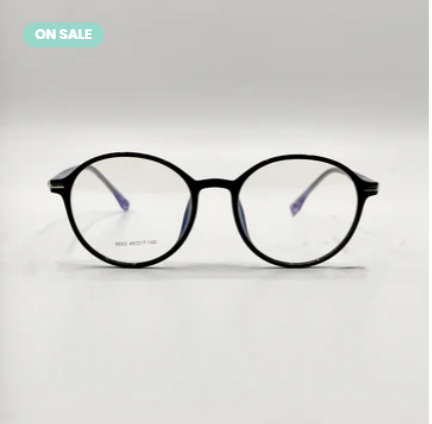 Round Transparent Side Unisex Frame