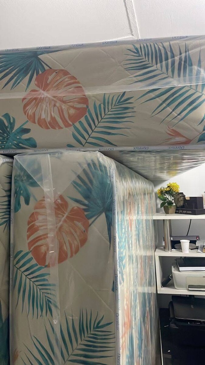 Matelas imprimé tropical confort