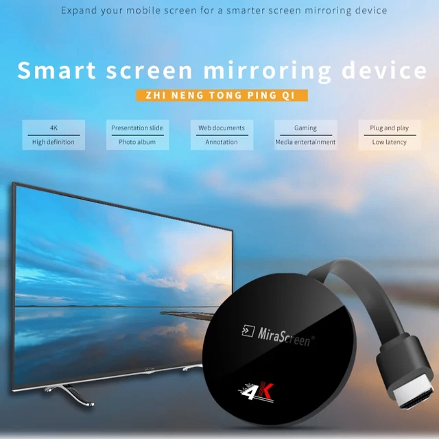 4K Hdmi wireless transmitter receiver mirascreen g7 miracast