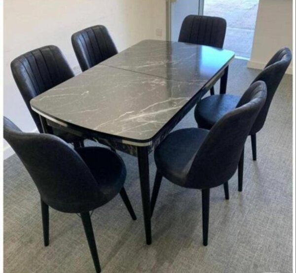 Table à manger marbre noir