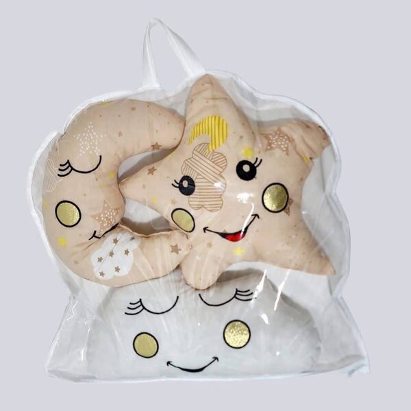 Coussins Étoile et Lune Enfant