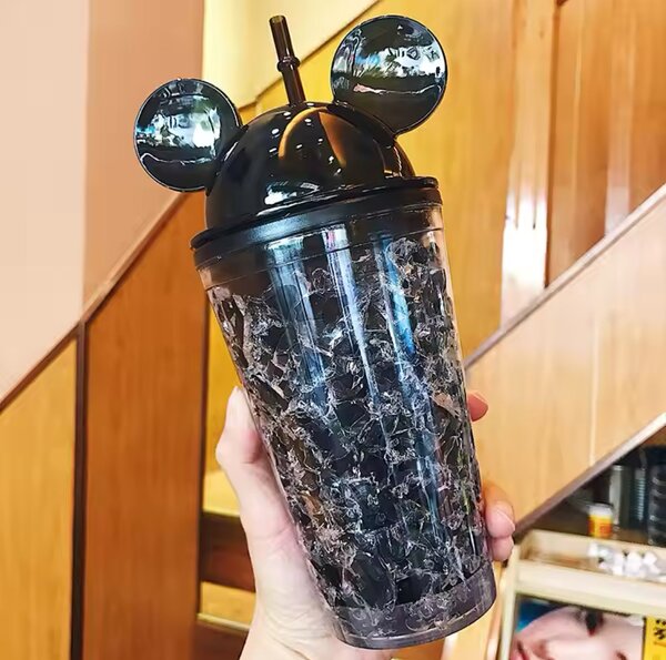 Tumbler with straw