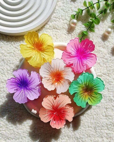 Pince a cheveux en fleur