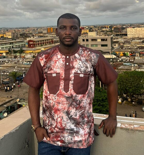 Chemise Dashiki Homme Ajustée