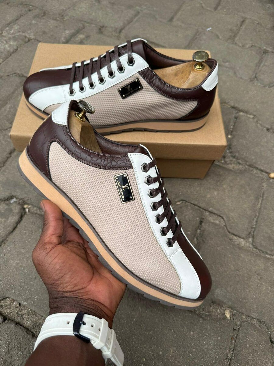 Chaussures décontractées en cuir élégant