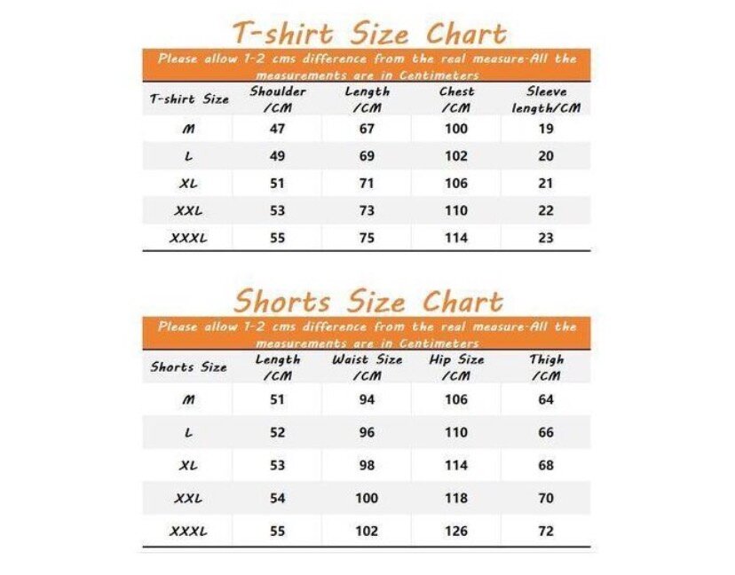 Ensemble T-shirt et Shorts