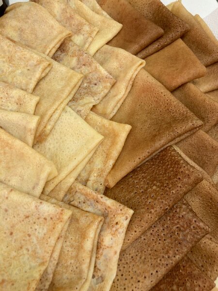 Crêpes sucré à la vanille