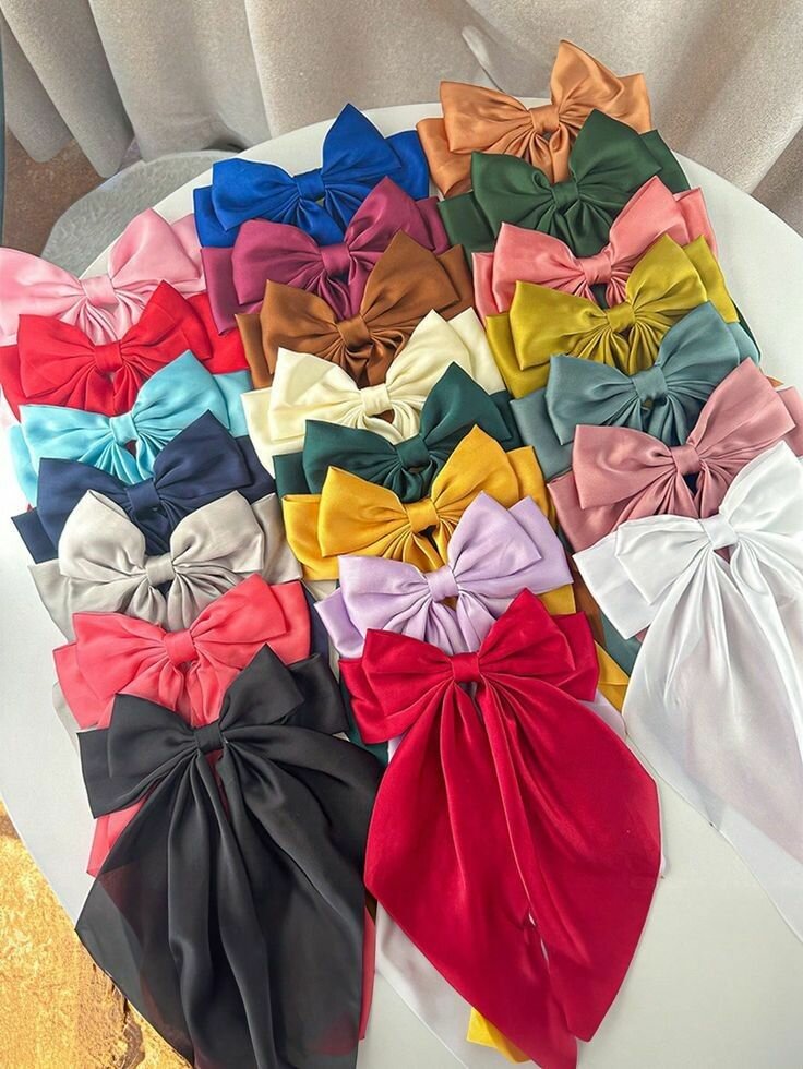 Grand Nœud Papillon Cheveux