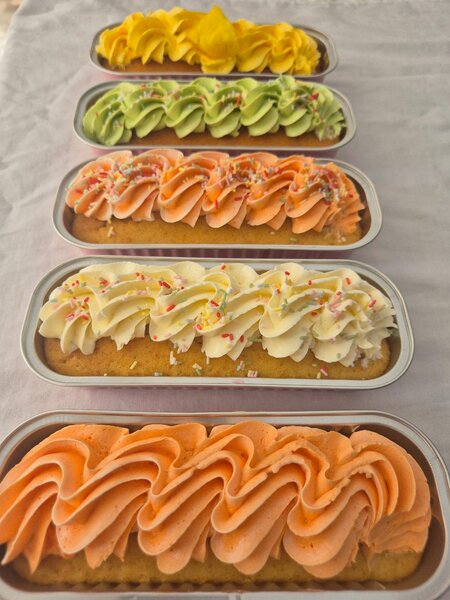 Délicieux gâteaux colorés