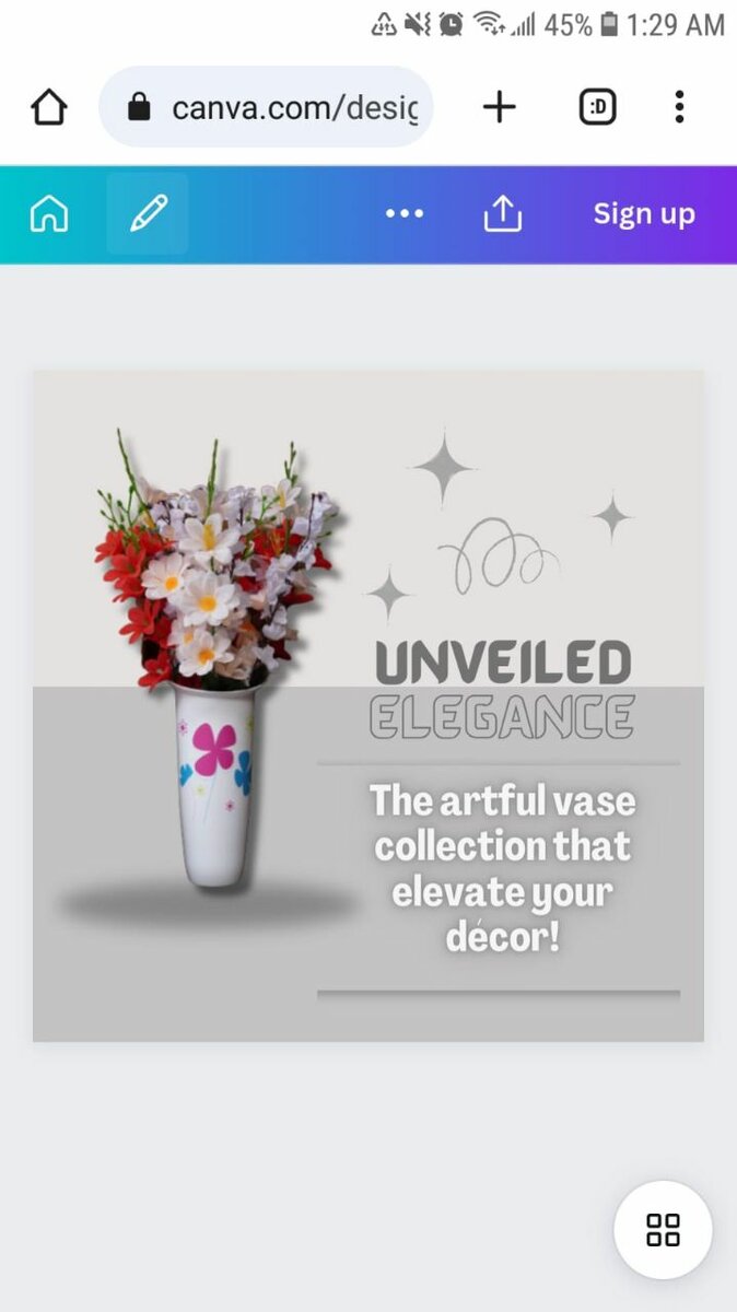 Flowers Port/ Vase