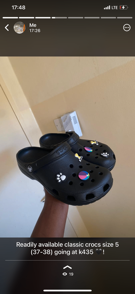 Classic crocs available!!