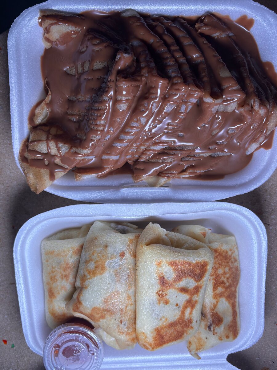 Crêpes viande béchamel&Nutella