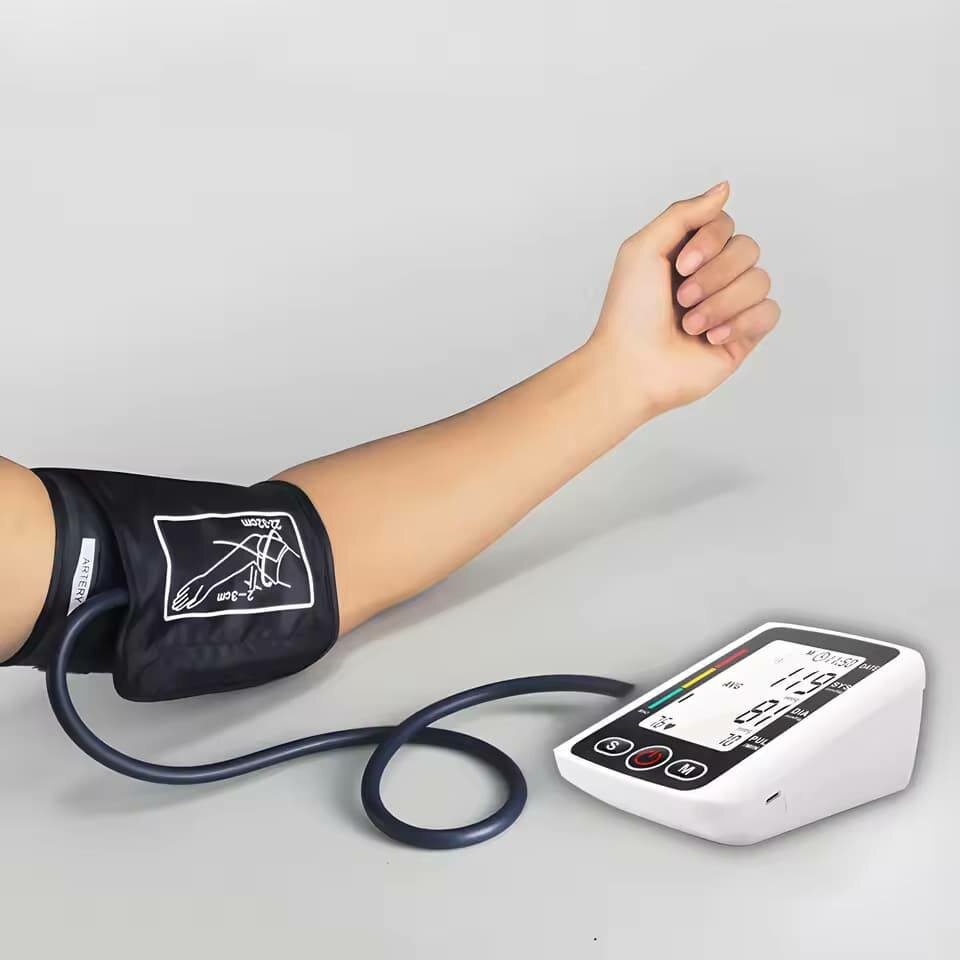 Tensiomètre numérique bras sphygmomanomètre fréquence cardia
