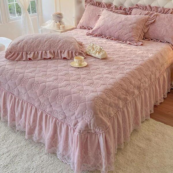 pink bedding set