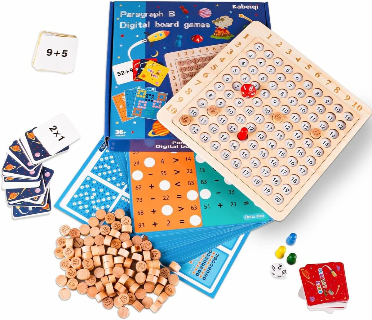 Jeu de Plateau Éducatif Math