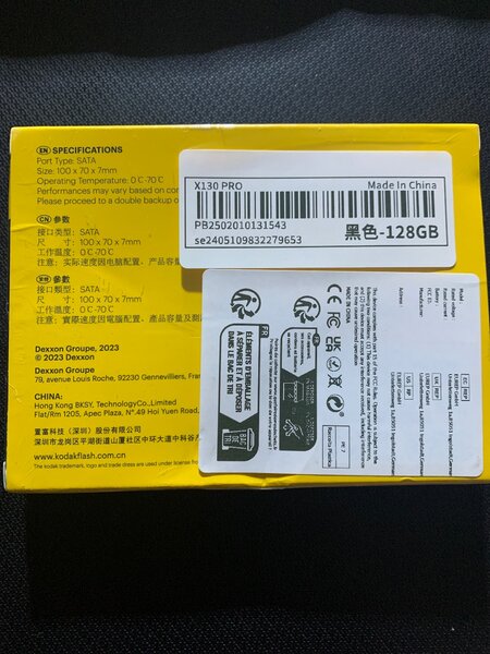 Disque dur interne 128GB SSD
