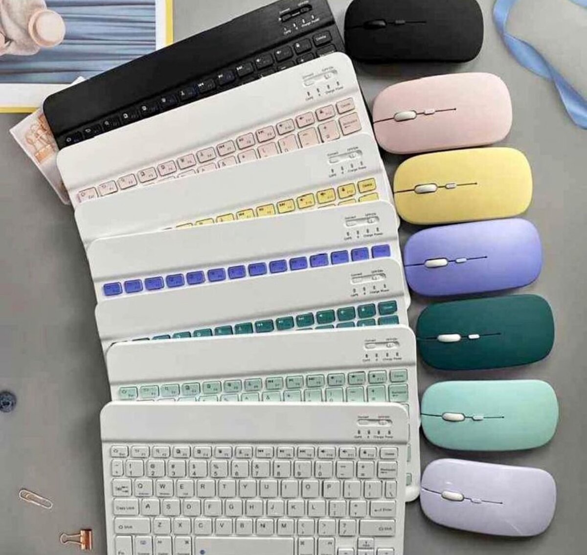 Rechargeable Bluetooth Keyboard And Mouse