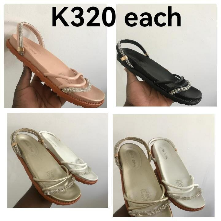 Slippers selling at 250 and 320 each