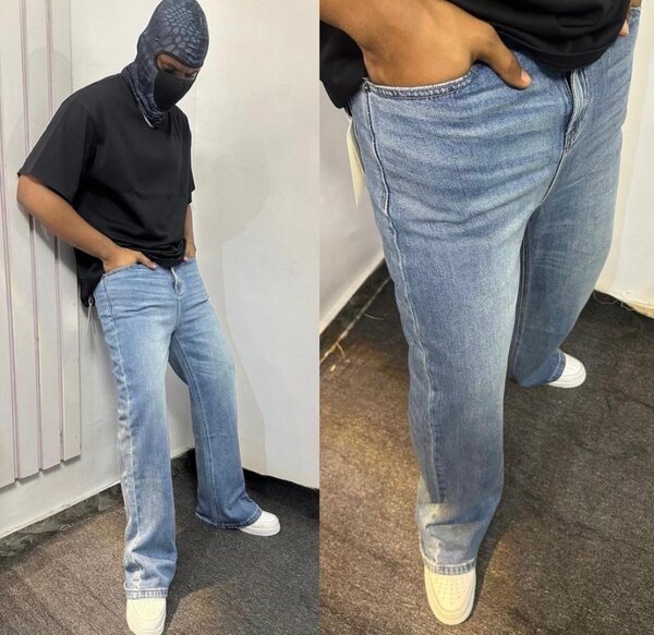 Jean large décontracté homme